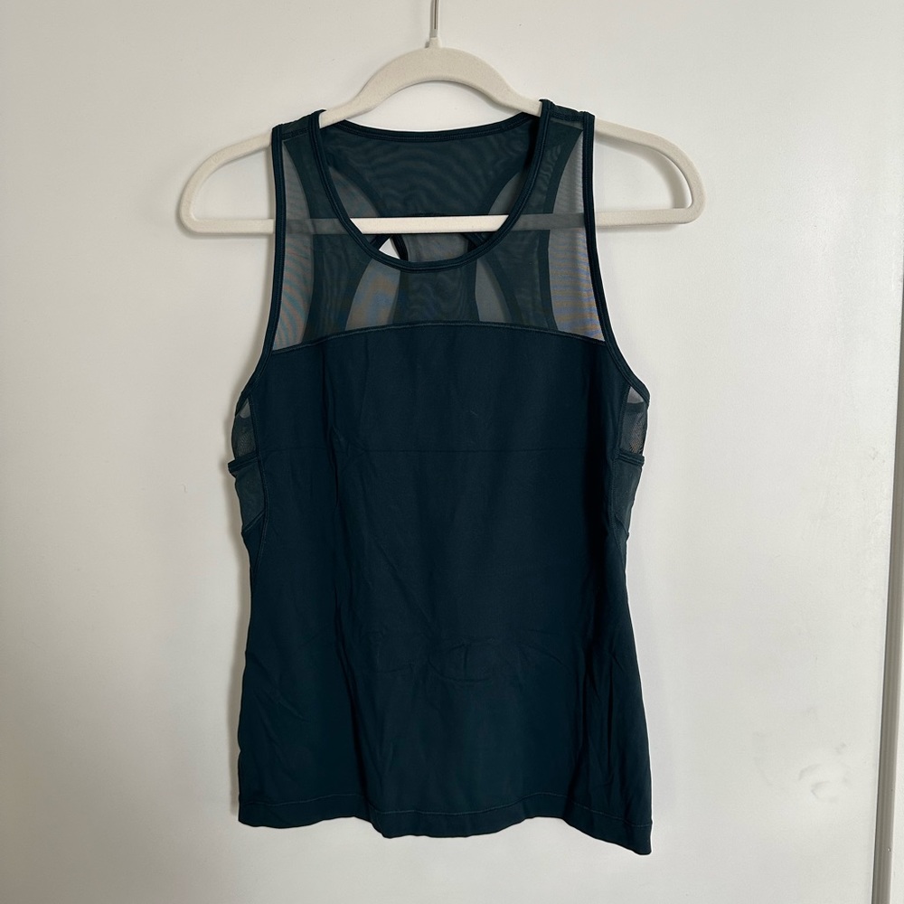 Lululemon dark green tank top